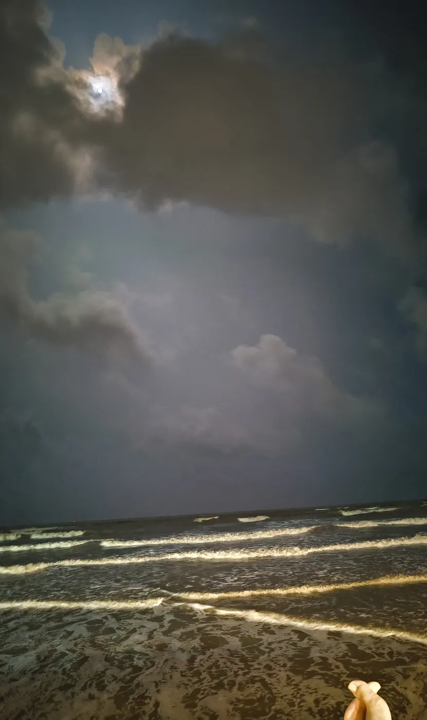 Clouds over the sea